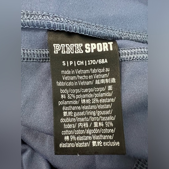 Victoria Secret‎ Sport Total Knockout Tight  Leggings Yoga Pants Size Small Blue - Picture 5 of 8